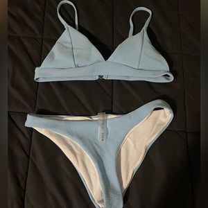medium shein baby blue bikini set - brand new never worn